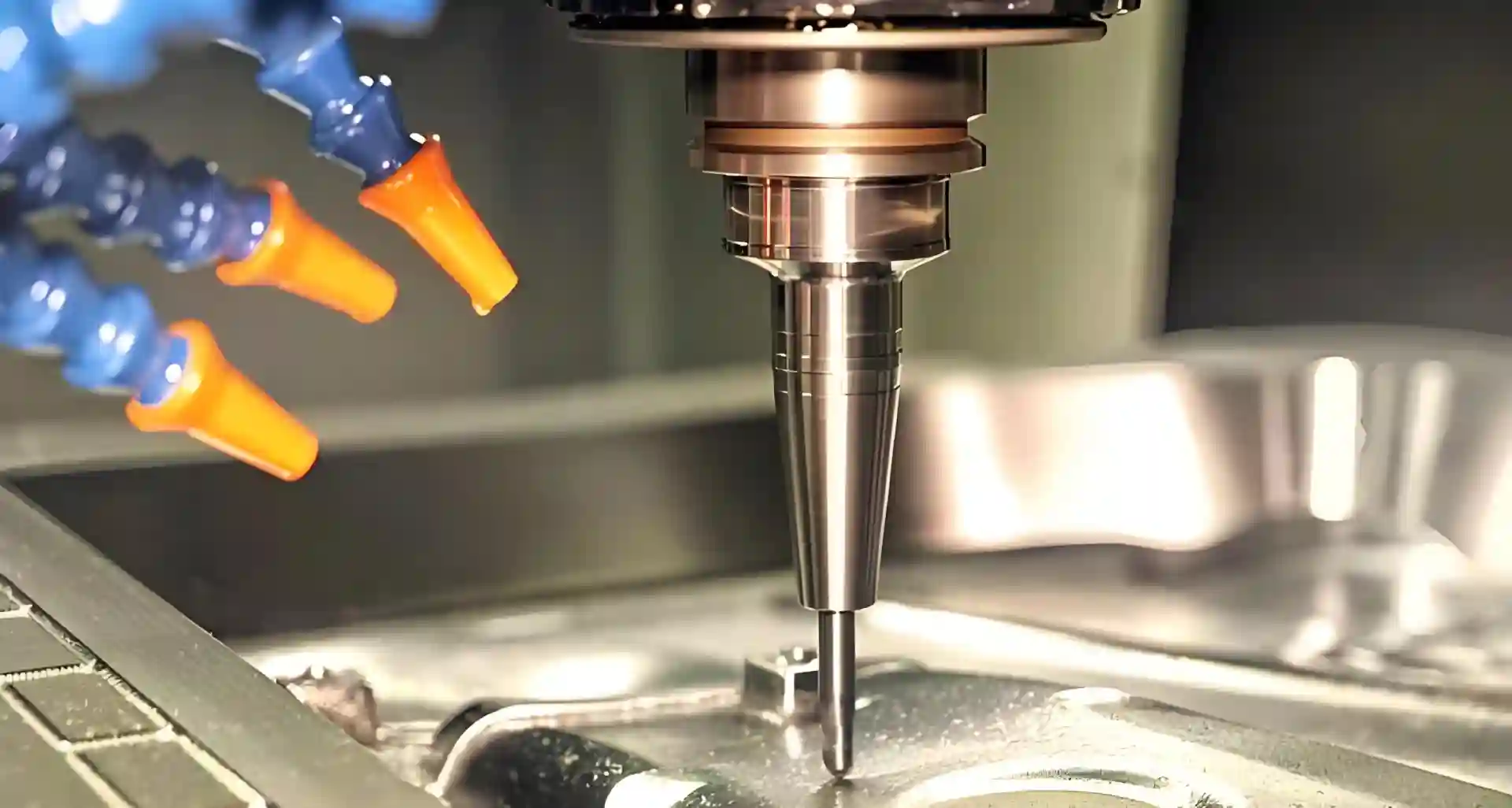 CNC machining injection mold steel