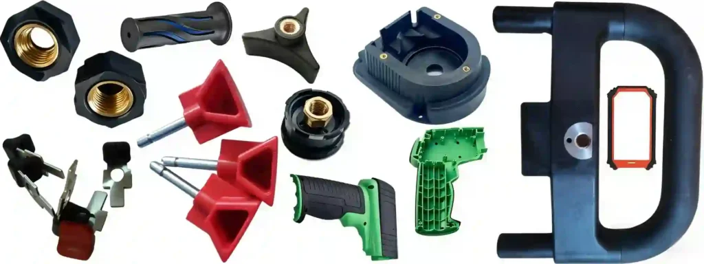 insert molded and overmolded parts examples