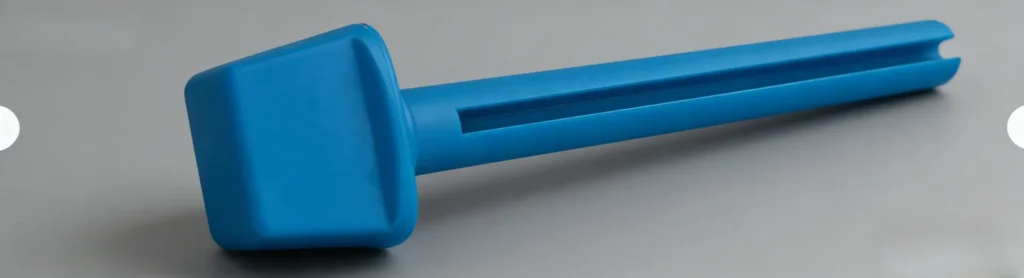 draft angle on long part in injection molding